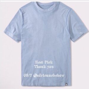 Glyder Timor denim blue  shirt sleeve tee size Medium New!